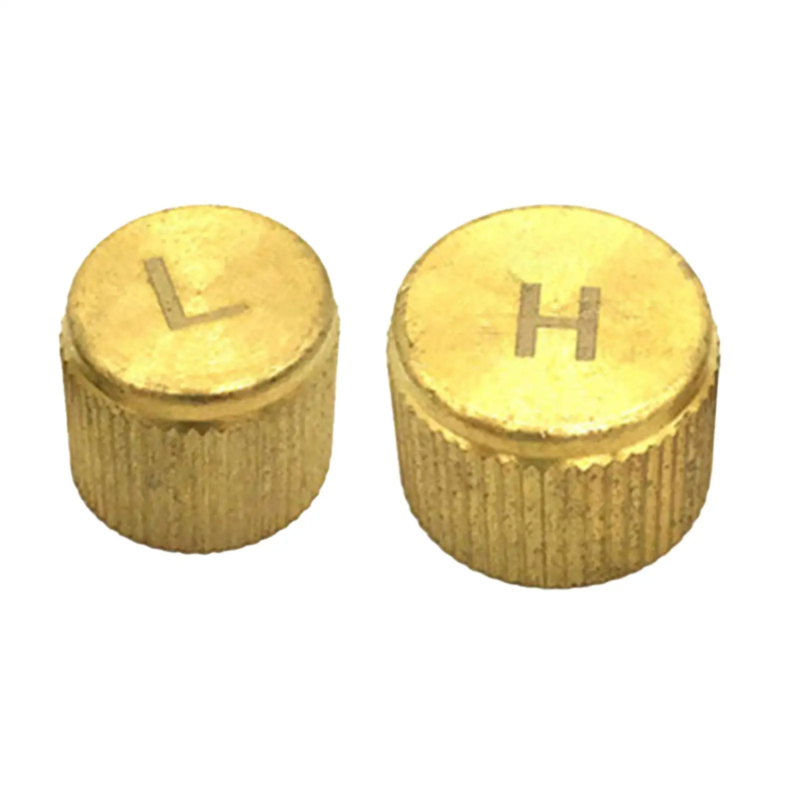 Car AC Valve Cap Brass Dust Cover Replacement Auto AC A/C System Valve Core