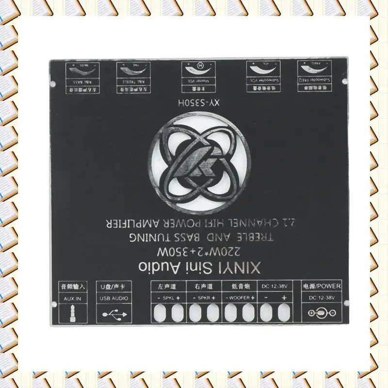 A14M 2X XY-S350H 2.1 チャンネル TPA3251 Bluetooth パワーアンプボード高低音サブウーファー 220Wx2 + 350W