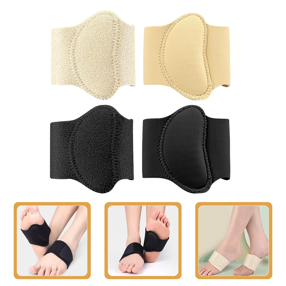 

2 Pairs Foot Pads Arch for Balls of Feet Support Insert Bands Adjustable Men Women