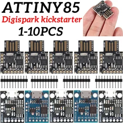 TINY85/ATTINY85 Digispark Kickstarter Micro Development Board ATTINY85 Module for Arduino IIC I2C USB Blue Black