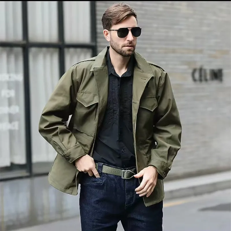 

Outdoor Trekking Climbing Hunting Combat Training Riding M43 Field Coat Men's Military Tactical Clothing World War II Jacket