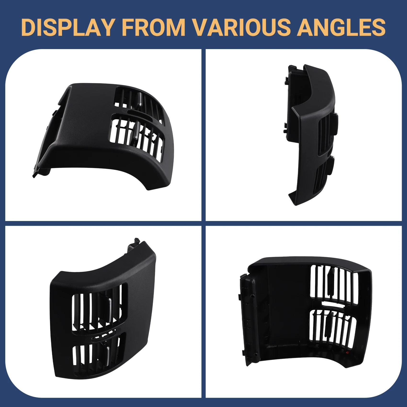 

A02Q-Car Rear Back Center Console A/C Air Vent Conditioning Grille For Mercedes Benz C Class W204