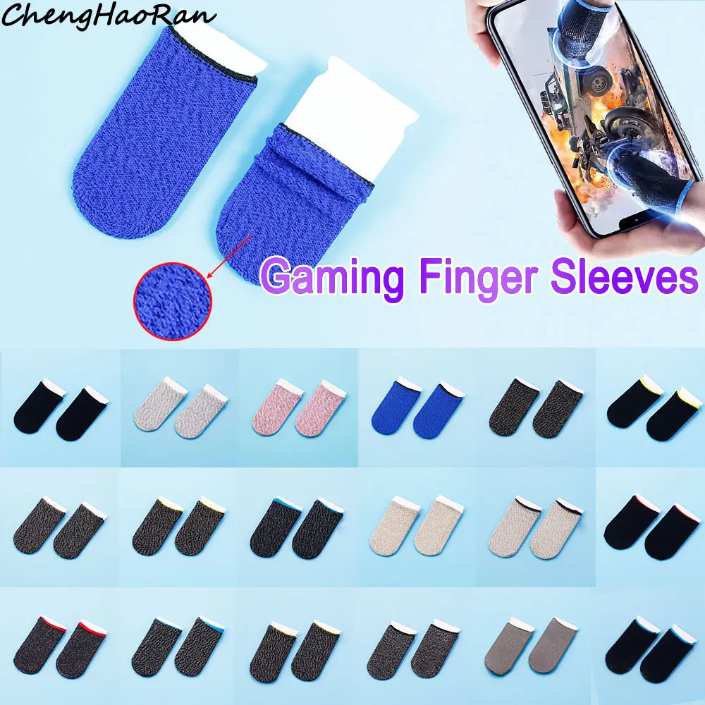 1 Pair Anti-slip thumb sleeve For mobile game touch screen ultra-thin breathable anti-sweat anti-fingerprint thumb sleeve parts