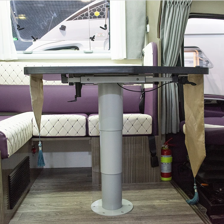 

Gray Color 360 Degree Rotating Table Leg for Motorhome And Marine Boat Top Quality Versatile Boat Table Leg
