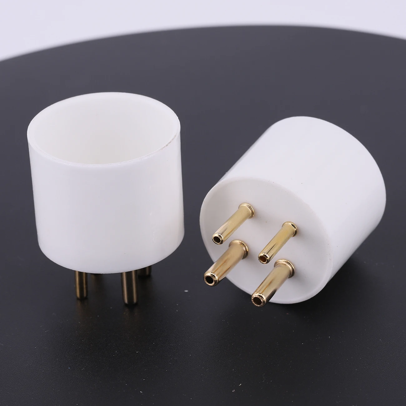 金メッキ真空管アンプ,4ピンチューブベース,811r,u4a,300b,811,2a3,274,5z3,5u4g,4個