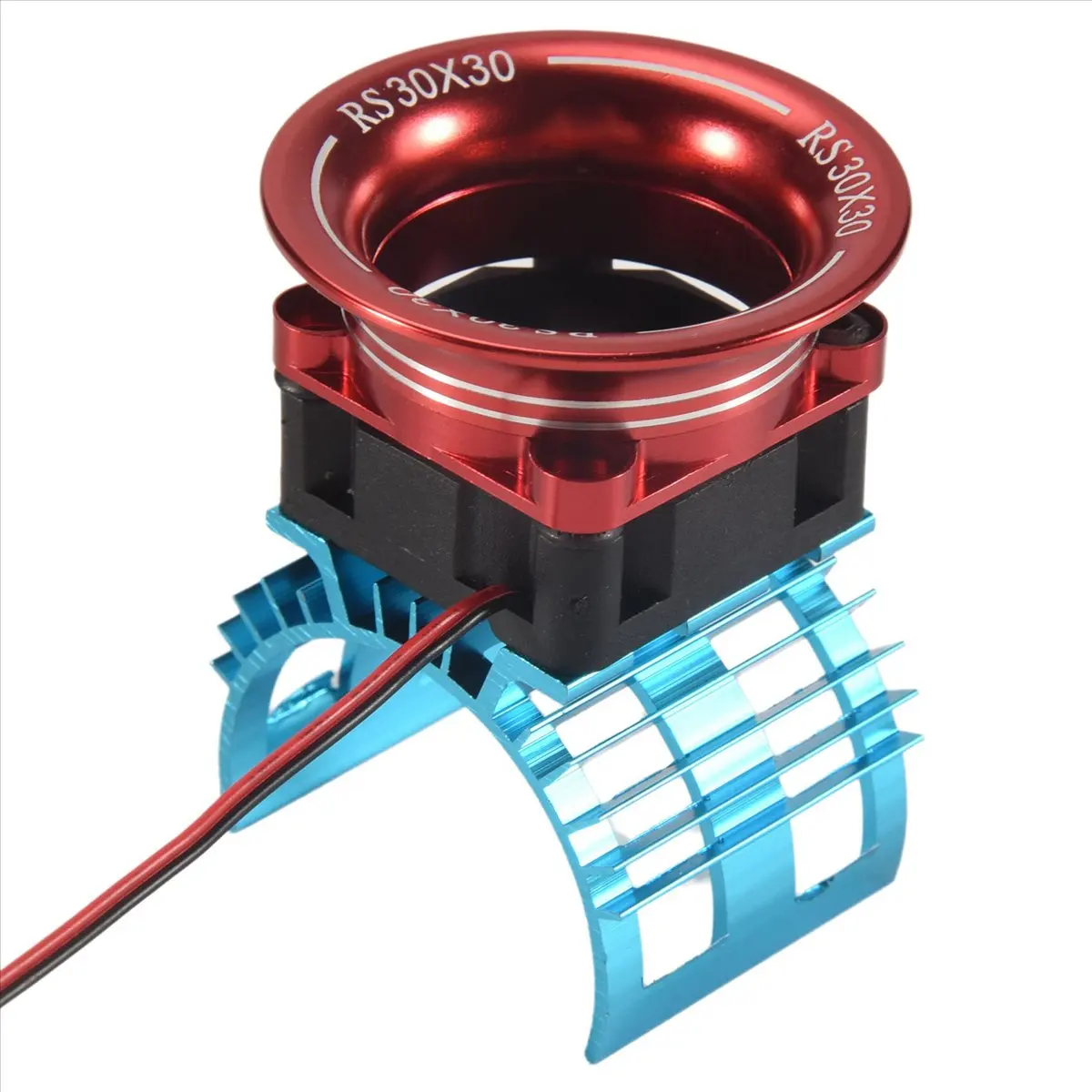 【CYBER MONDAY】Motor Heatsink Cover+Cooling Fan for A959-B 144001 124019 1/8 1/10 RC Car 540 550 3650 Size Motor Heat Sink