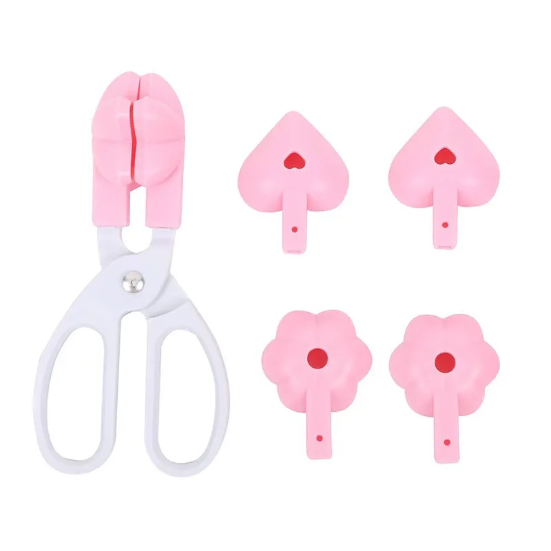 1 Juego de Moldes para Cake Pops de Chocolate, Moldes para Palitos de Chocolate con Forma de Corazón, Estrella, Flor y Tijera, Herramientas para Hacer Postres de Cake Pops F097