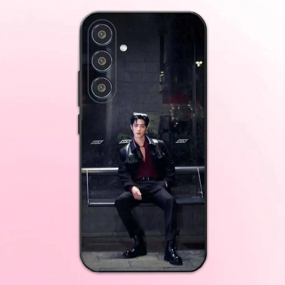 De Ongetemde Xiao Zhan Coque Shell telefoon Case Voor Samsung Galaxy A73,A72,A71,A70,A53,A52,A51,Anderen Zachte Zwarte Shell