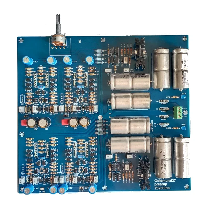 

Latest Upgrade HIFI Preamplifier PCB Board Reference GOLDMUND 27Kits Fairchild MPSA42, MPSA92