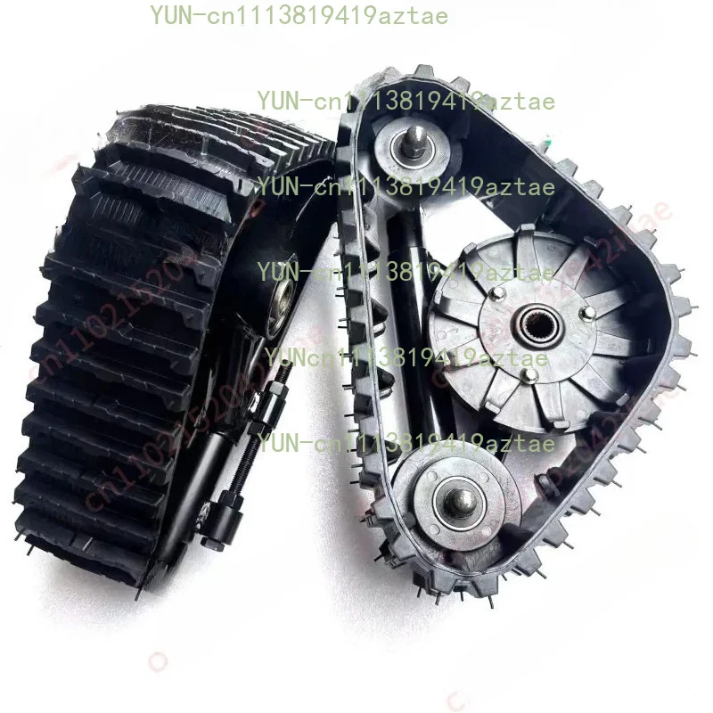 Universal ATV/UTV Snow Tracks Kit (2 Pcs) - Rear Tire Conversion for Off-Road Vehicles