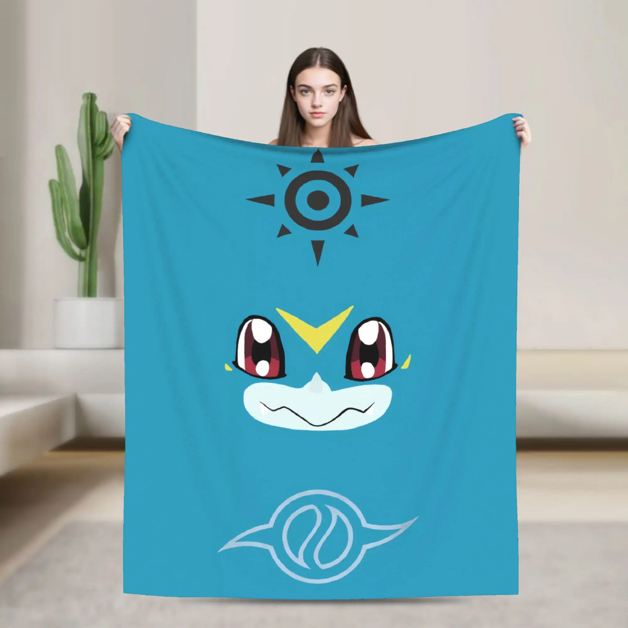 Anime Digimon Adventure Blanket Quality Warm Soft  Bedding Throws Winter Girls Boys Couch Chair Pattern Bedspread