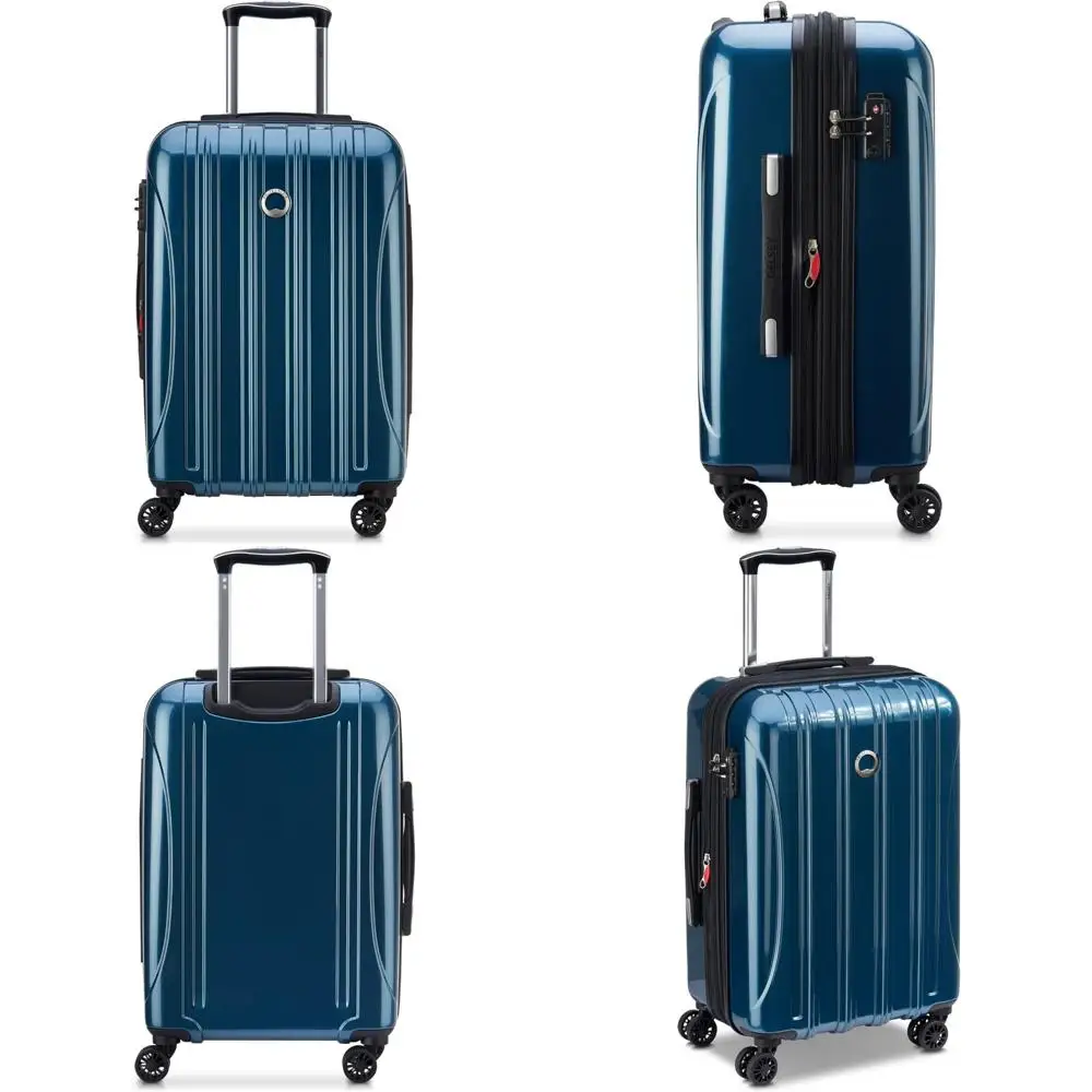 

Ручная кладь 21-дюймовый расширяемый чемодан с вращающимися колесами, бирюзовый, легкий чемодан с аэрогривом для путешествий