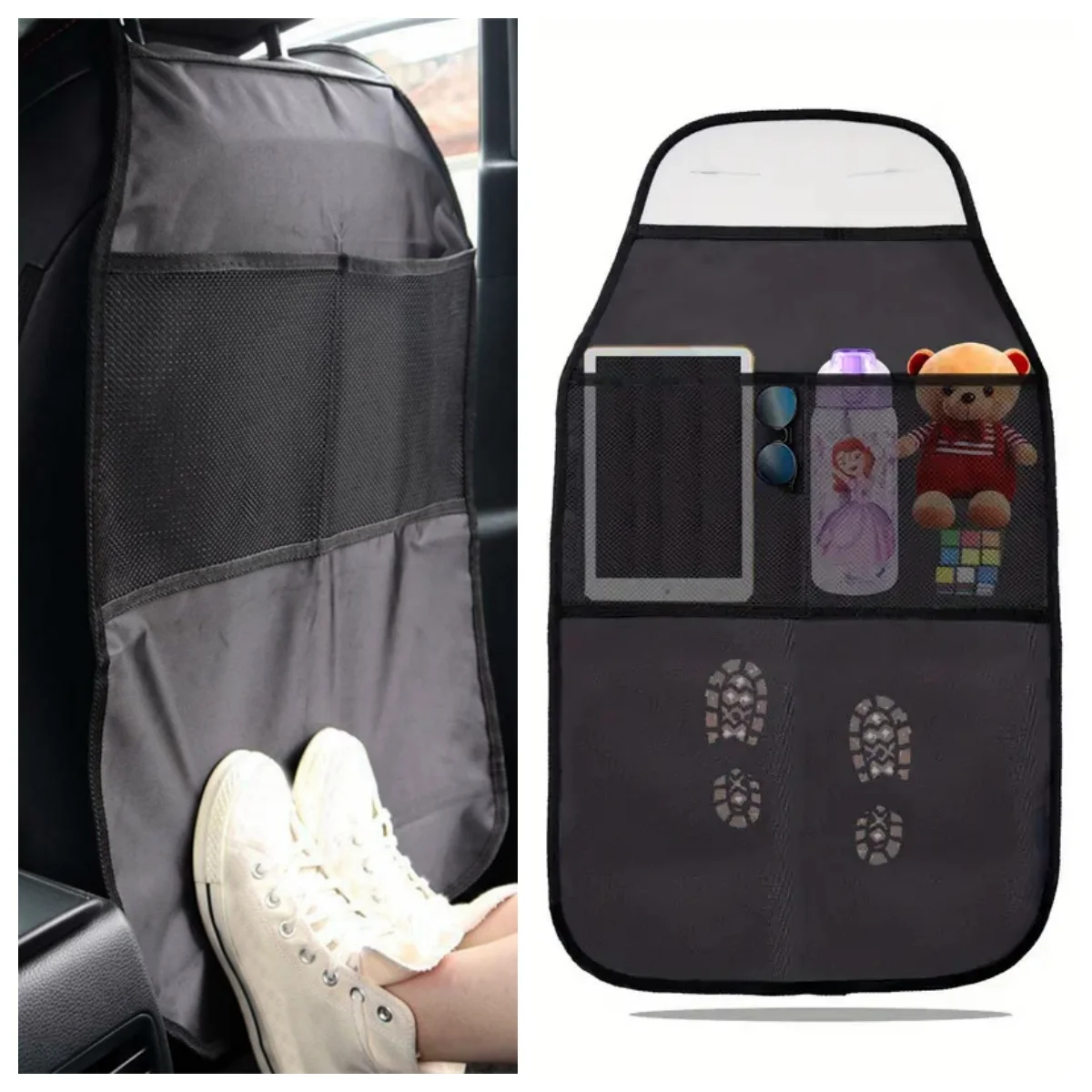 

Car Seat Back Protector Cover For Anti Mud Dirt Auto Seat Cover Anti Kick Mat Pad Car Interior Storage Organization Parts