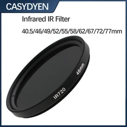 Professional 40.5/46/49/52/55/58/62/67/72/77mm IR720  Camera Lens Infrared Filters For Canon Nikon SONY SLR Camera