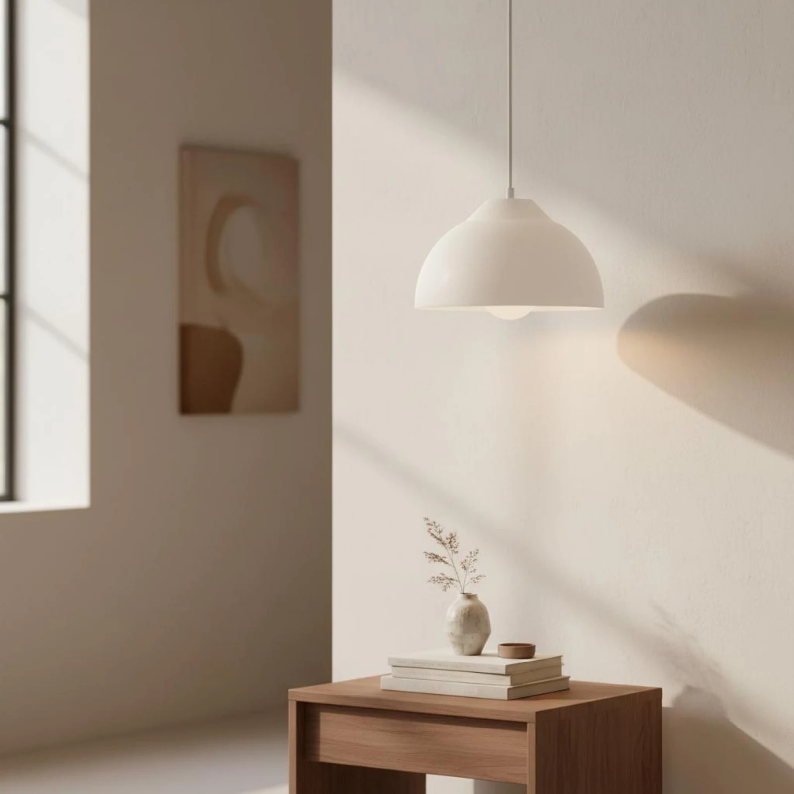 Milky White Plastic Luminaire Shade Creamy Design Bowl Hanging Luminaire Shade Plastic Dome Lampshade Minimalist Design