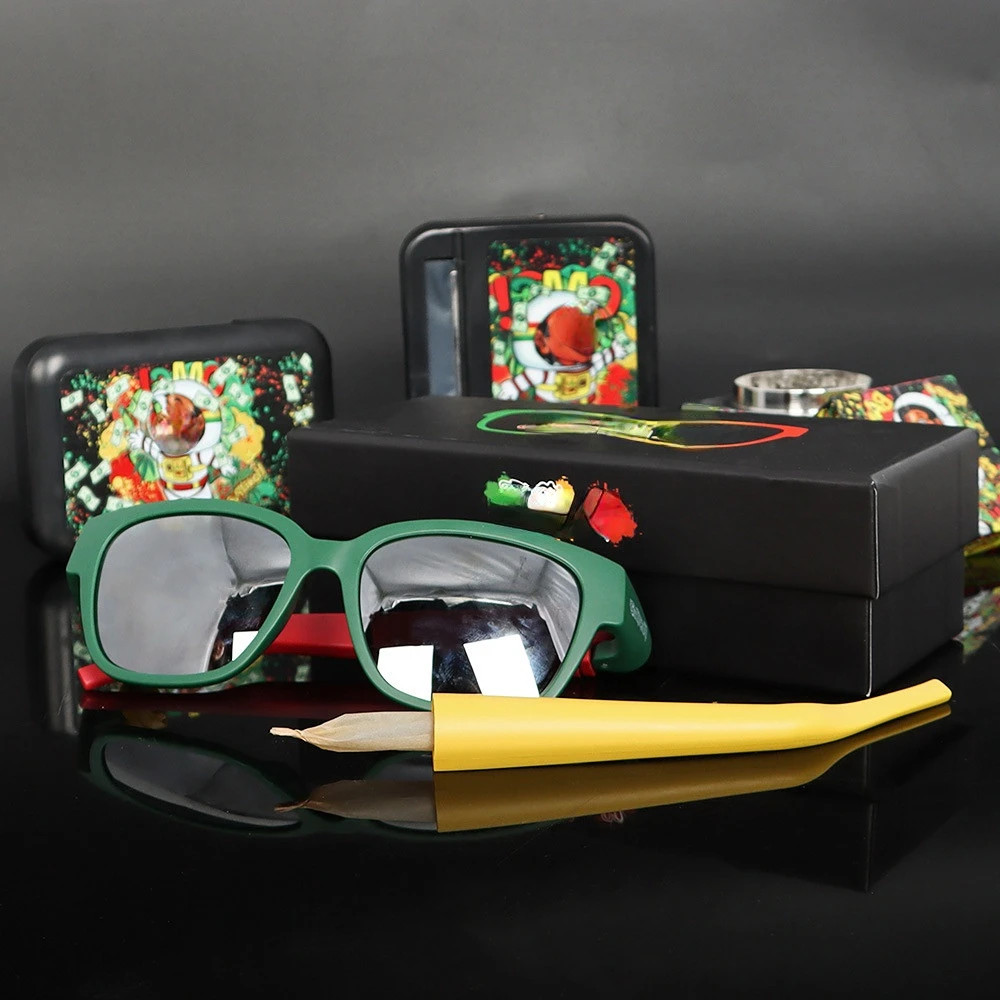 02 Hidden Sunglasses Anti-Search Portable Pod Paper Storage Moisture-proof Rain Tube Secret Gadget Lighters Smoking 2024