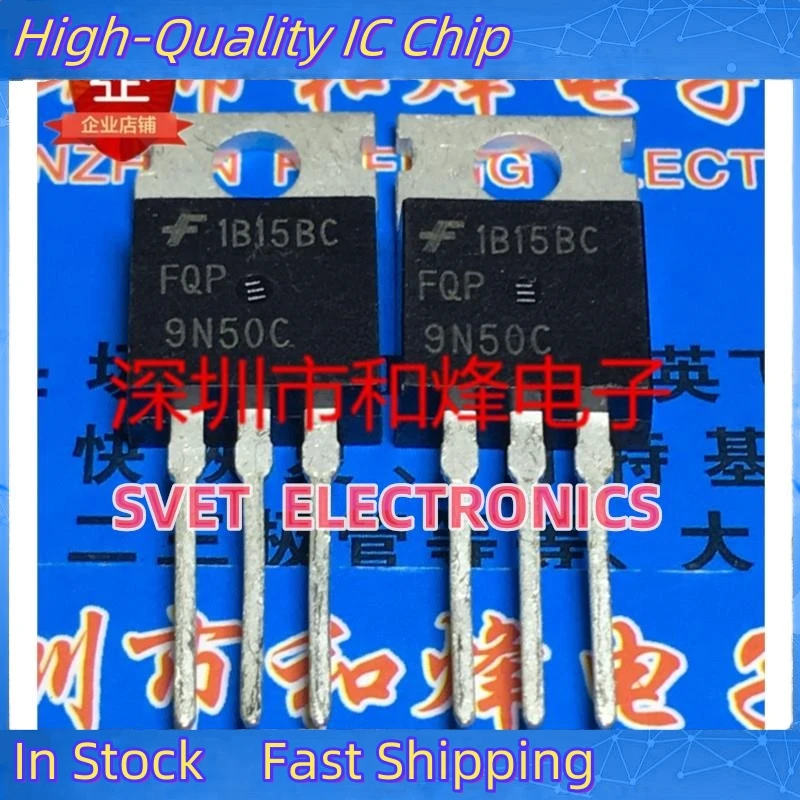 10PCS-50PCS  FQP9N50C  TO-220 9A 500V    Original In Stock   Can Be Purchased