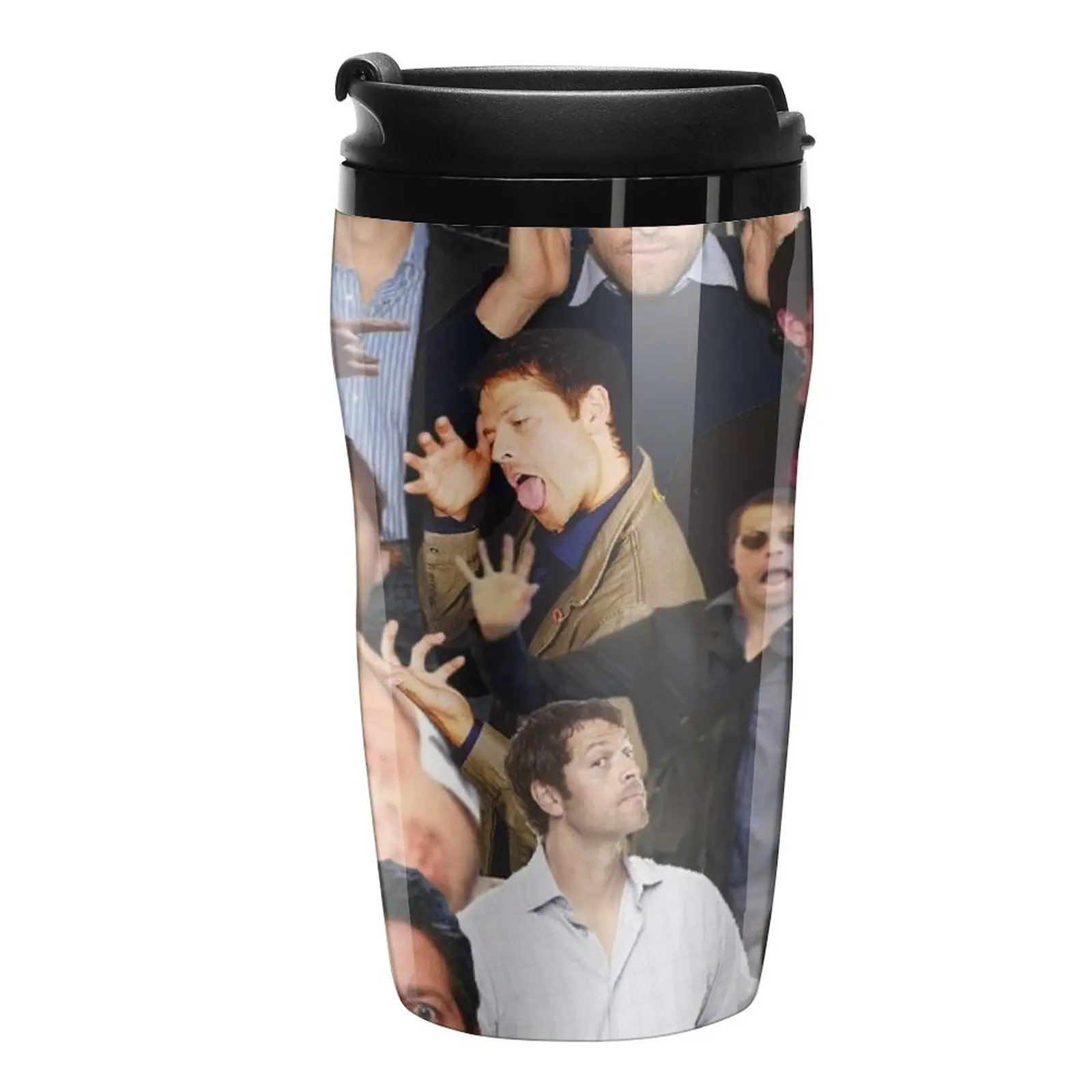 

New Misha Collins Collage Travel Coffee Mug Creative Cups Teaware Cafes