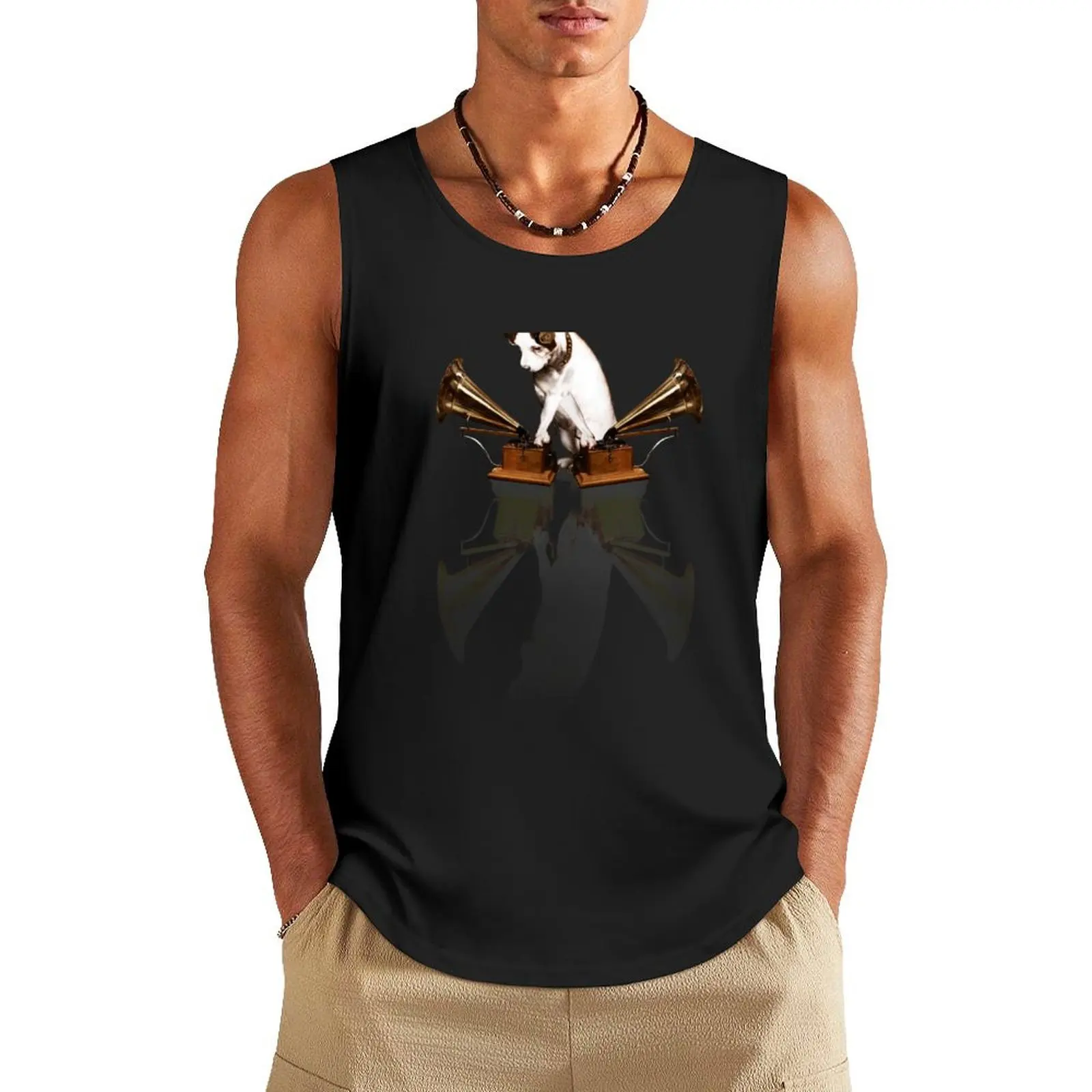 His Masters Beats Tank Top Sleeveless top Men's sleeveless t-shirt