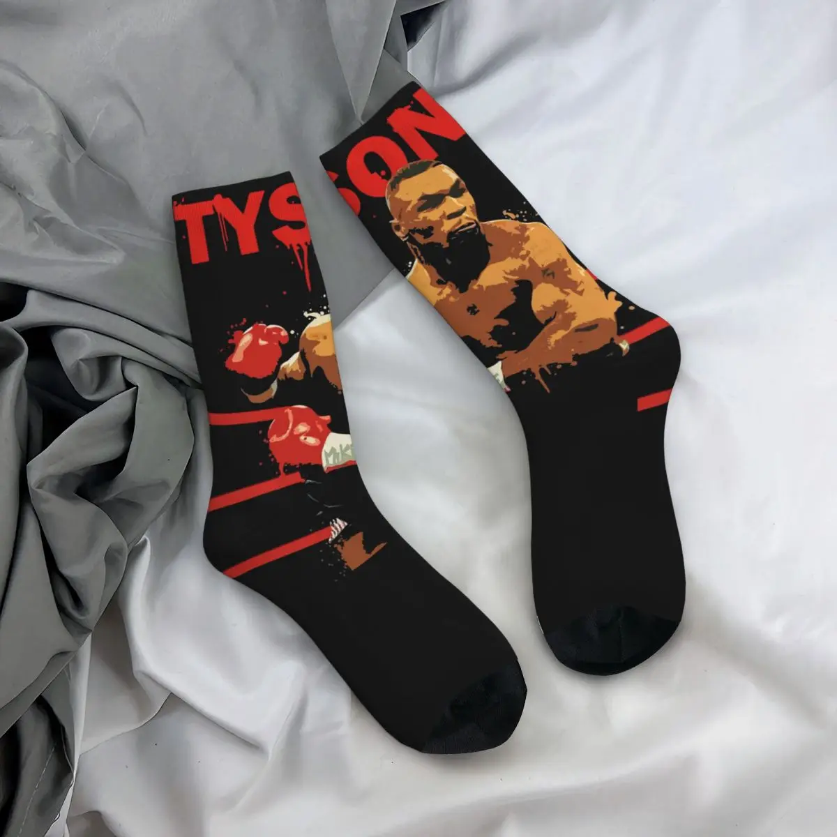 Mike Tyson Boxing Retro Boxing Men Women Socks,fashion Beautiful printing Suitable for all seasons Dressing Gifts