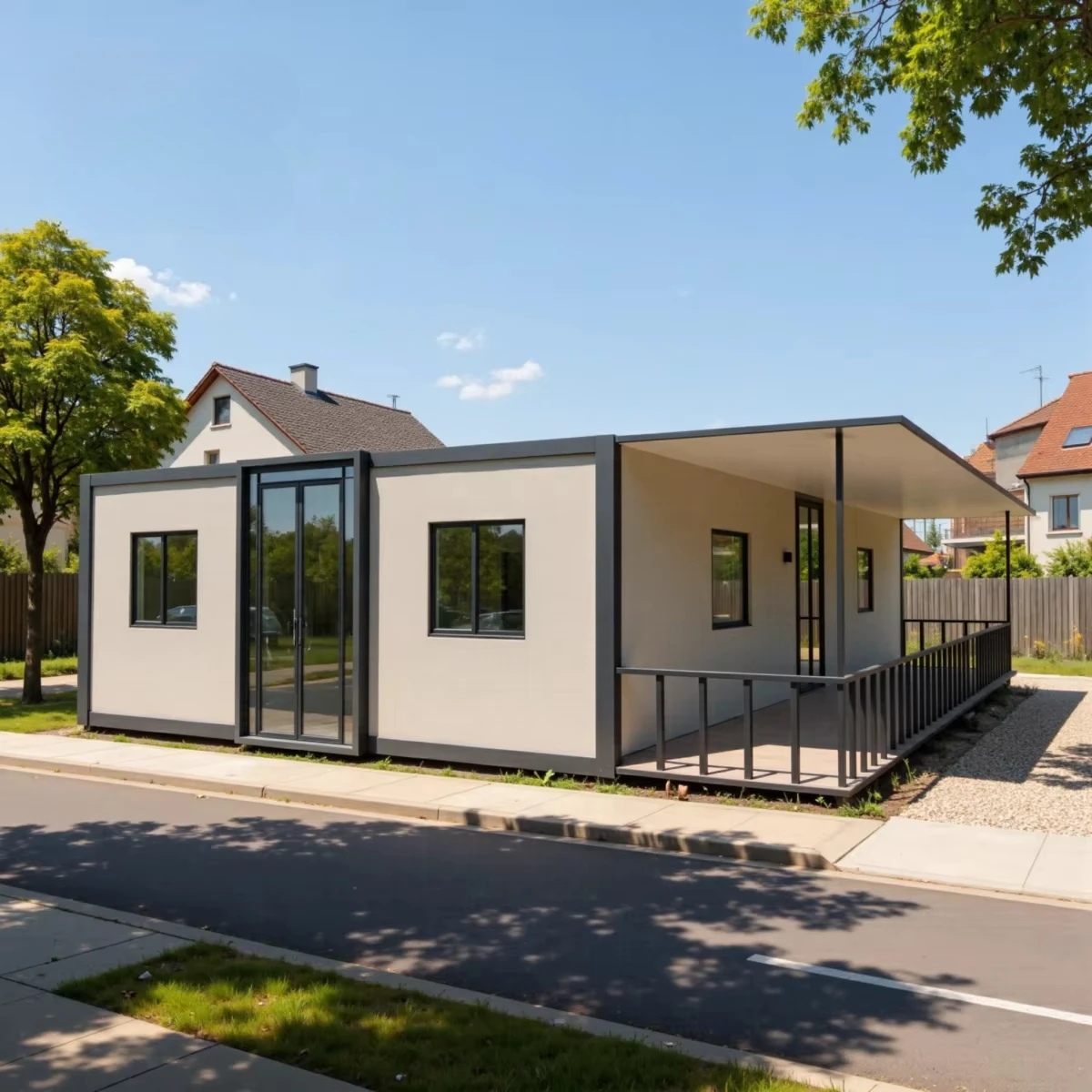 Customizable 20ft/40ft Expandable Homes, Luxury Container Houses, Steel Structure Villas, Modern Mobile Prefabricated Homes.