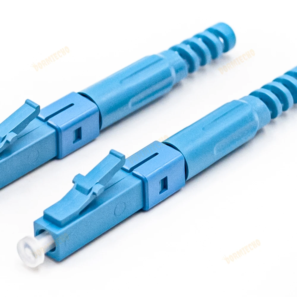 Connecteur de Fiber optique rapide SM LC UPC 0.9mm, 10/50/100/200 pièces intégrées pour épissure à froid, adaptateur monomode LC de Type FTTH