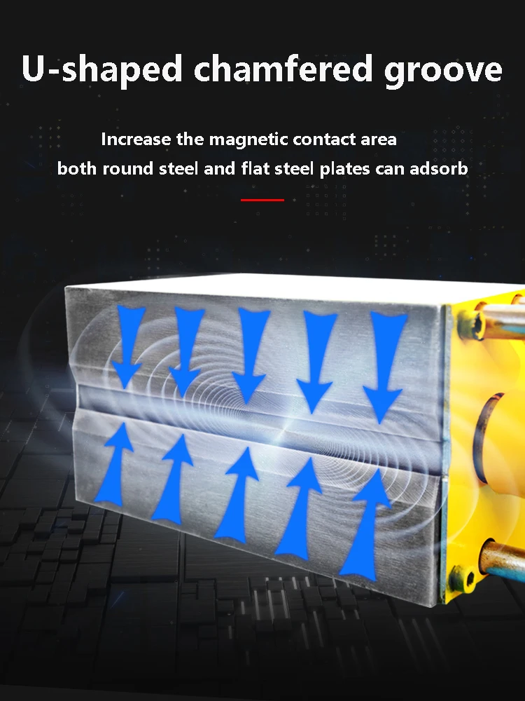 Herramienta de Elevación magnética con ventosa electromagnética, imán de elevación de Metal superior, grúa de 600KG