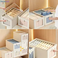 1 PC Oxford Cloth Folding Lid Folding Organiser Large Capacity Toy Storage Bin Underwear Organizer Dustproofwardrobe Organizer