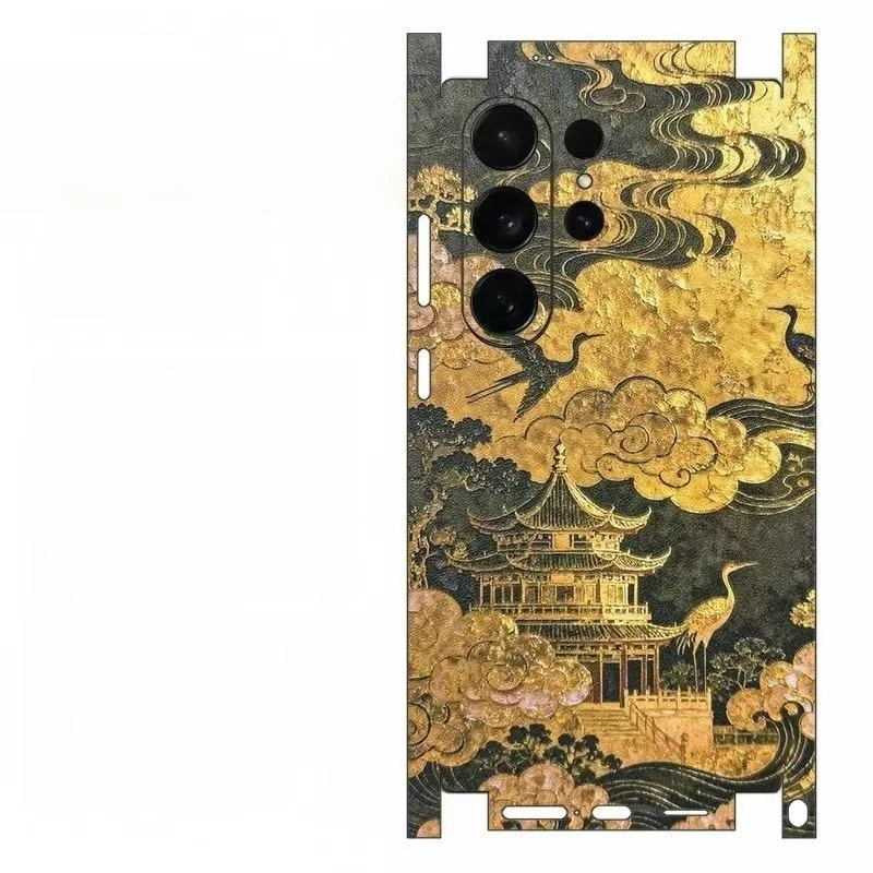 

Colorful Decal Skin for Samsung Galaxy S23 S25Ultra Plus S26 S24Ultra Back Screen Protector Cover Wrap Stones Sticker