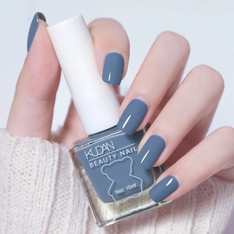 10ml Matte Waterproof No-bake Nail Polish Nail Art Non Peelable Quick Dry Normal Without Lamp Nail Polish Glitter Varnish