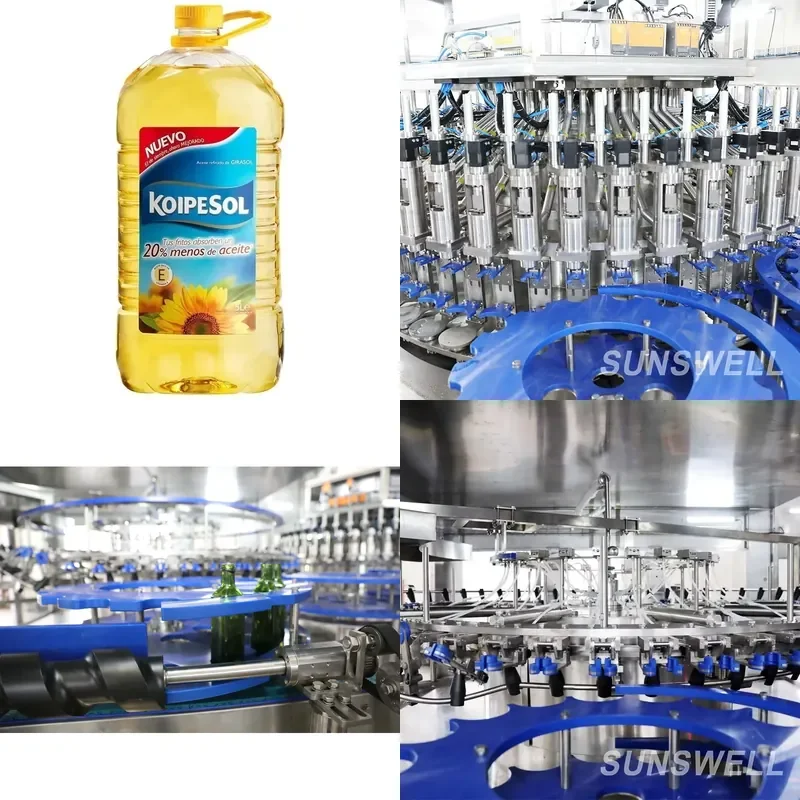 Hot 2026 High Capacity Vegetable Cooking Olive Coconut Mustard Oil Bottle Filling Capping Machine for Full Liquid Production