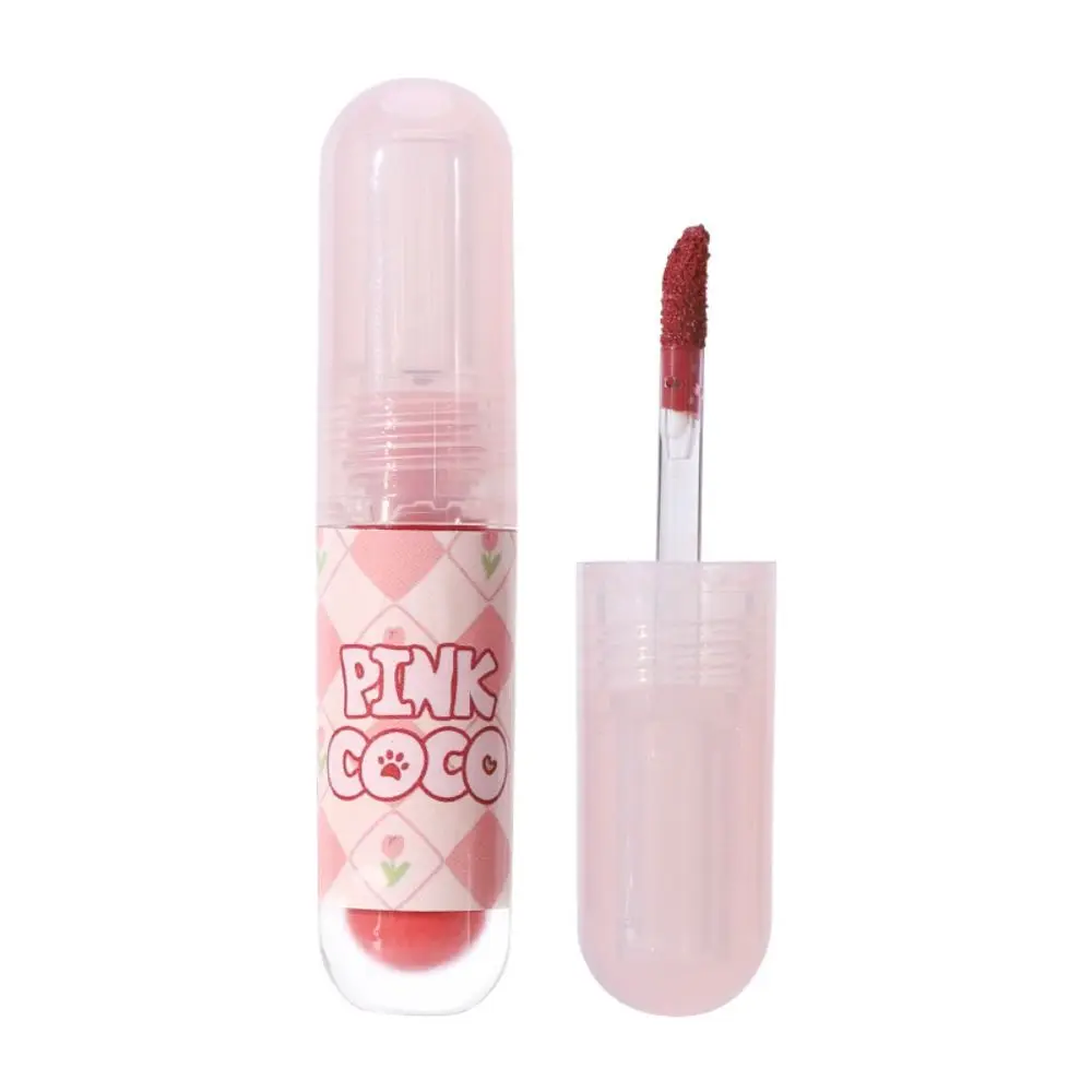 Portable Long-Lasting Capsule Lip Glaze Velvet Rose Nude Unique Lip Gloss Blush Natural Cute Lip Mud Women