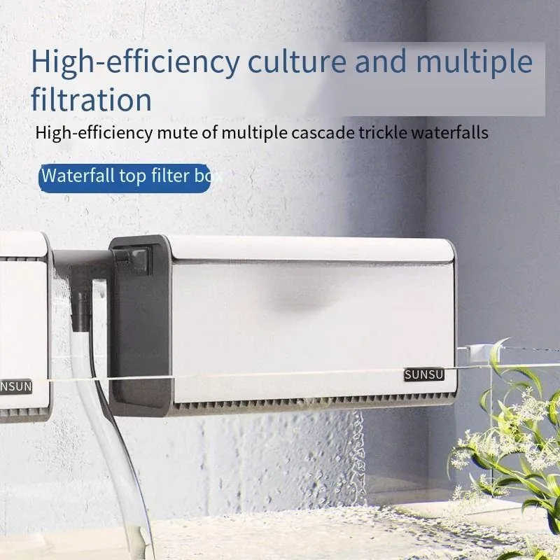 

Аксессуары для аквариумов: Малый настенный фильтр-бокс с выдвижным механизмом, верхняя система фильтрации, компактный, экономит место, простая установка