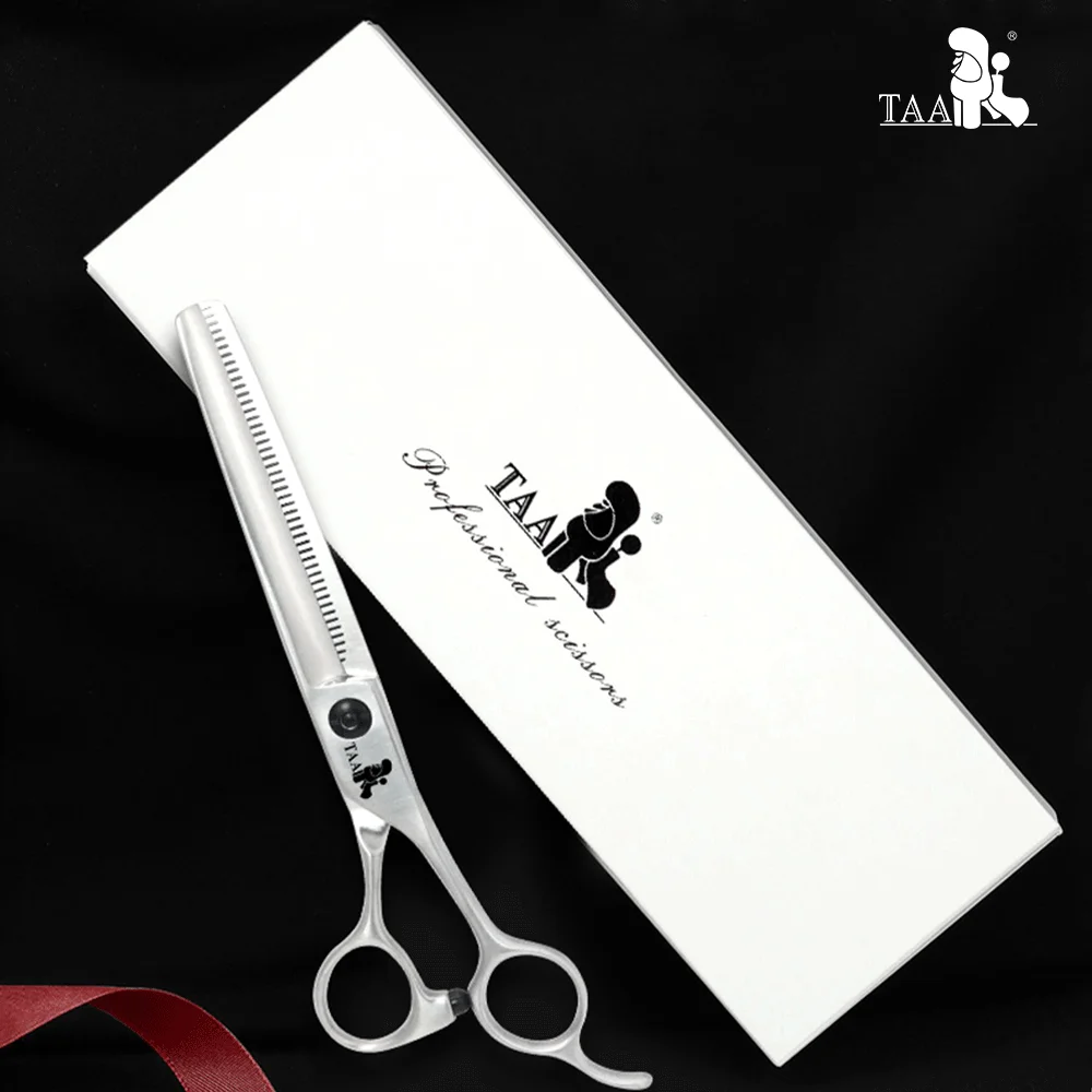 Imagem -06 - Taa Pet Scissors Tesoura Profissional para Tosa Tesoura Serrilhada para Cães Tesoura para Tosa para Cães Tesoura de Desbaste para Animais de Estimação em Liga de Aço