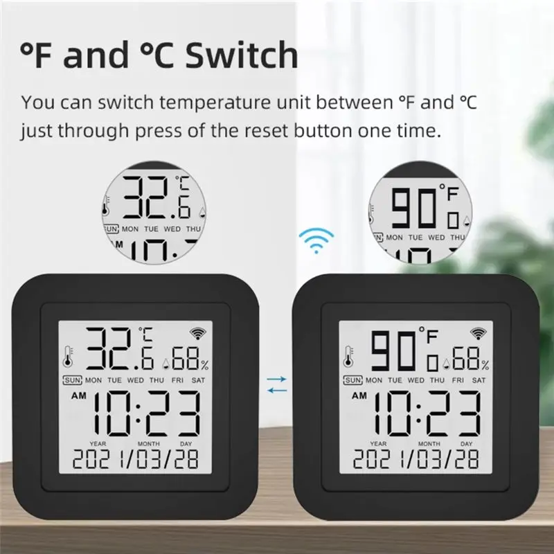 【Ship Within S09A Wifi 3In1 Intelligent Sensor Infrared Remote Control Temperature Humidity Detection IR-Enabled Device Remote