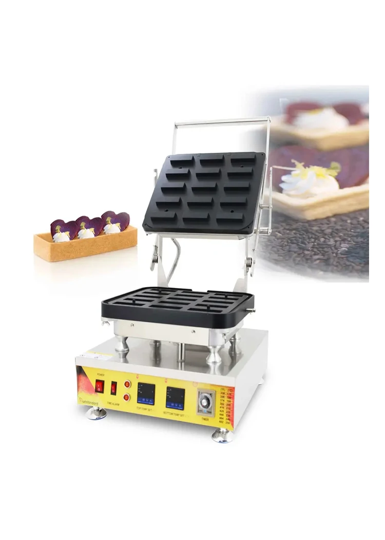 Model 842 110V 220V Electric tartlet shell machine Egg Tart Maker Machine Flow heart waffle Baker machine