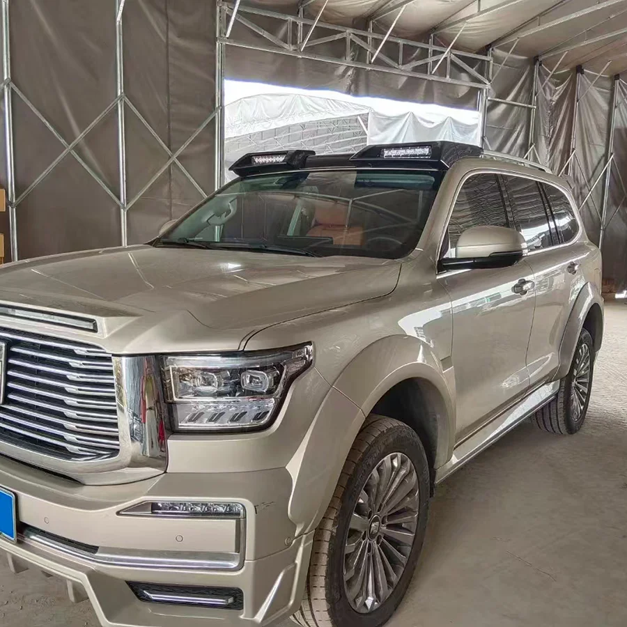 ملحقات السيارات الخارجية مصباح سبويلر السقف الأمامي العلوي مصباح حائط رائع لخزان 500 سبويلر علوي مع ضوء