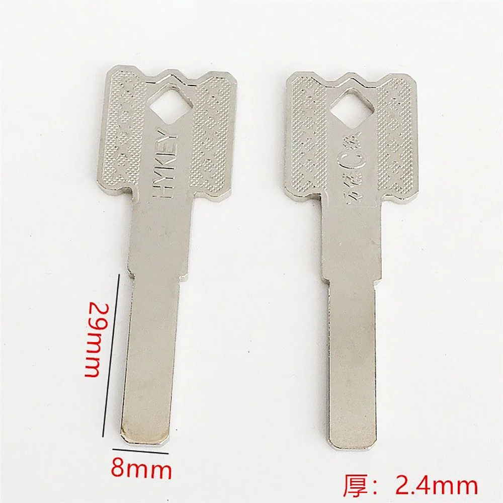 JMCKJ 10PCS Universal C-class Flat Key Blank Universal Flat Multi-track Key Blank