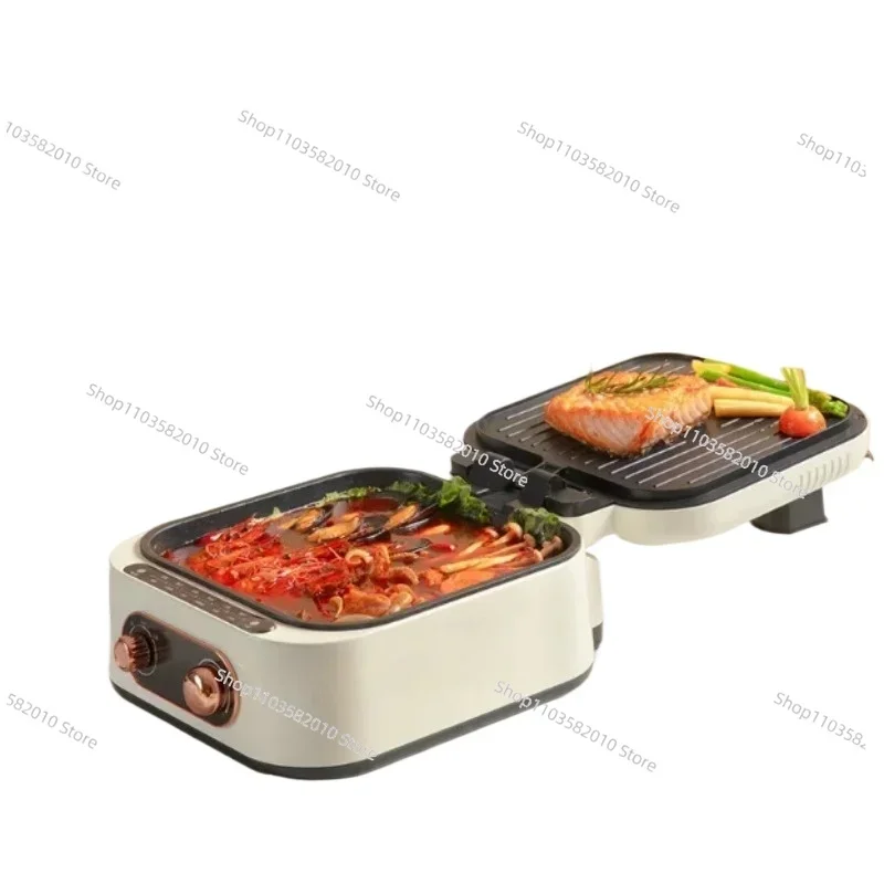 Be suitable for 110V/220V Multifunctional Pancake Maker Double Sided Heating Deep Electric Hot Pot Large Capacitycustomizable