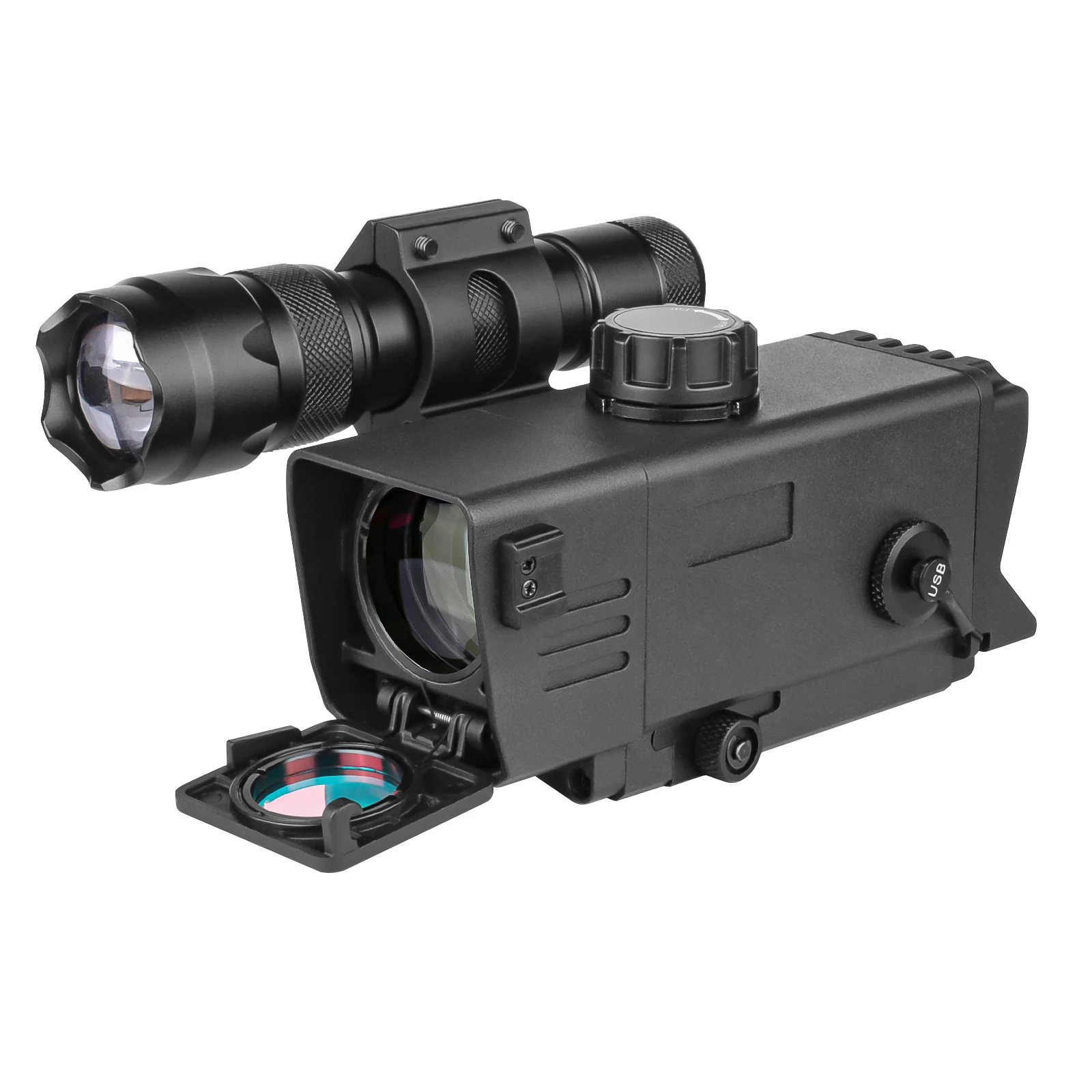 SPINA OPTICS 3.5x32 MS32 Digital Night Vision BDC reticolo Rifle Scope Mount NV mirini ottica digitale infrarossi Red Dot Sight