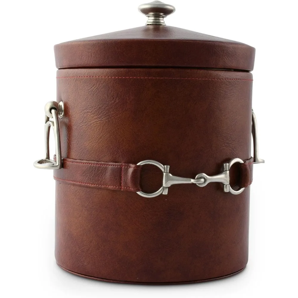 

Кожаное ведро для льда для конного спорта 6,5 x 6,5 Вт