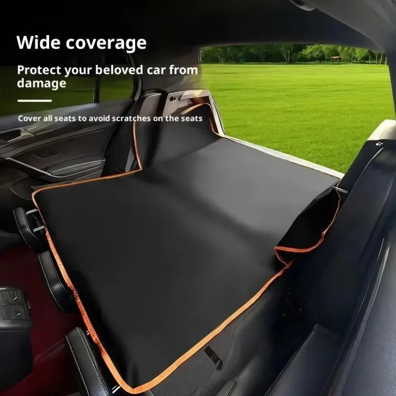 SUV Cargo Liner - Waterproof Trunk Seat Cover for Back Cargo Area Universal Fit Waterproof 600D Oxford Cloth Dog Car Seat Cover - view 5
