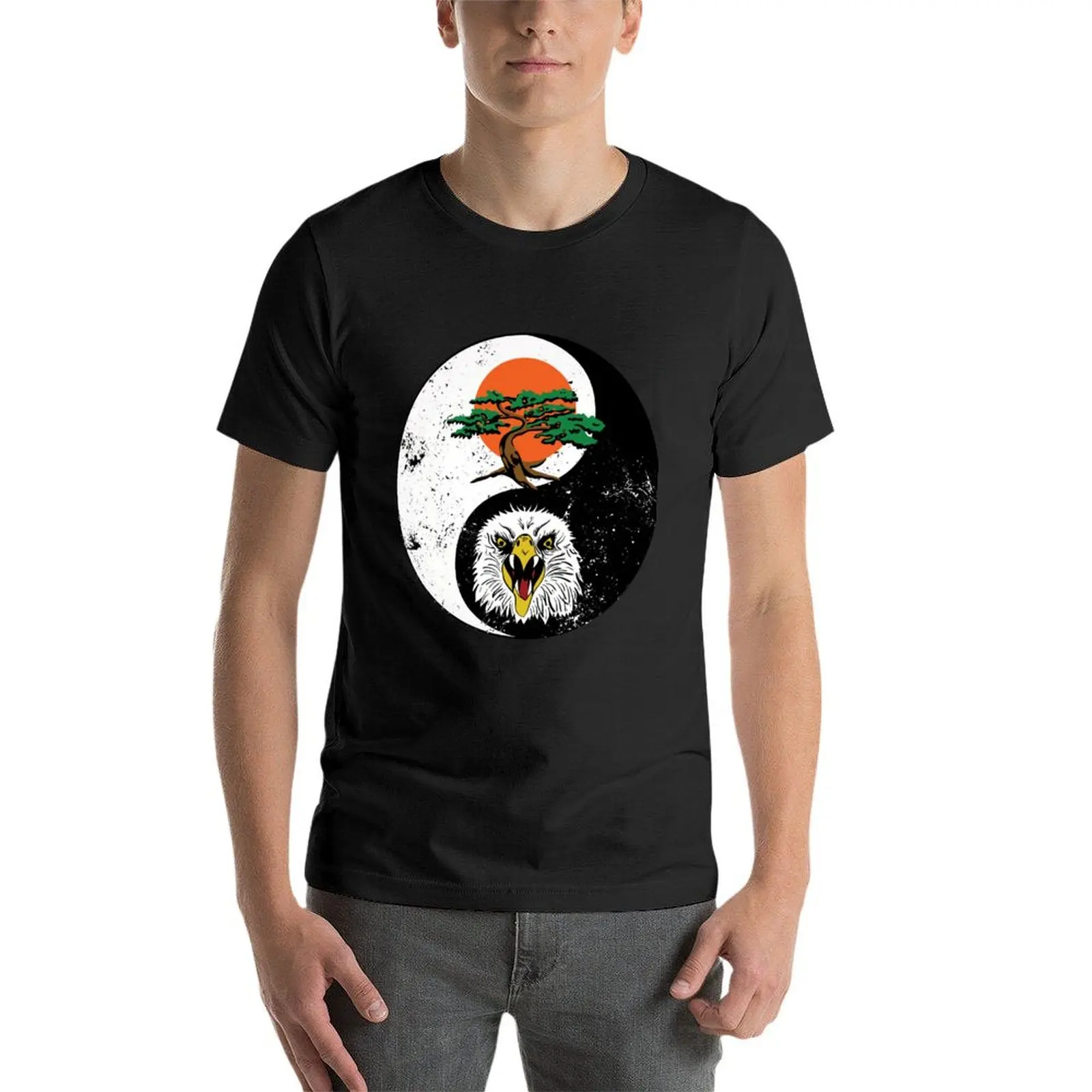 Miyagi do karate tree logo and Eagle fang karate T-Shirt sublime for a boy sweat summer clothes mens t shirts