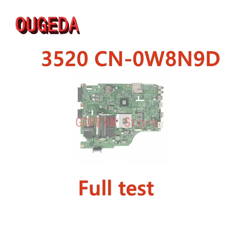 OUGEDA CN-0W8N9D 0W8N9D W8N9D Mainboard for Dell inspiron 3520 Laptop Motherboard DV15 MLK MB 11280-1 MXRD2 HM76 DDR3