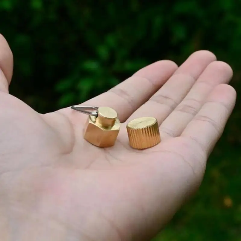 1Pcs Flat Gas Tank Anti-leak Plug Liquefied Gas Connection-Line Blocking Cap Gas Tank Cap Outdoor Camping Stove Cap