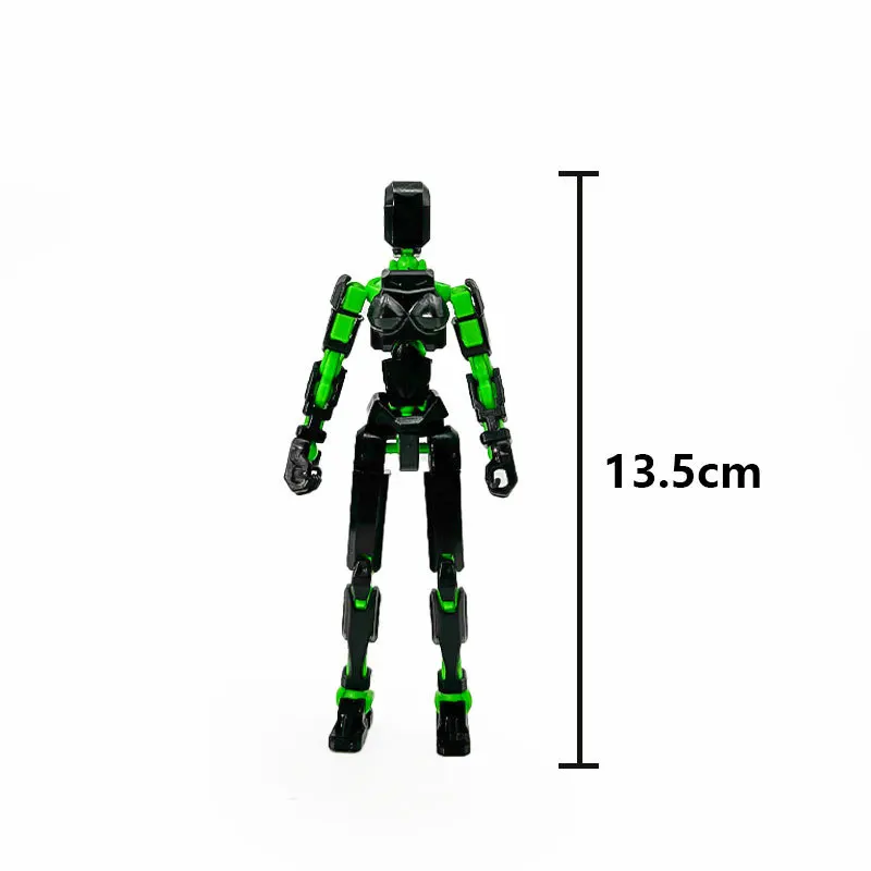 Jianghu chevalerie soldat 13 figurines d'action 3D imprimé multi-articulé mobile chanceux 13 figurine factice bricolage assemblage enfants jouet