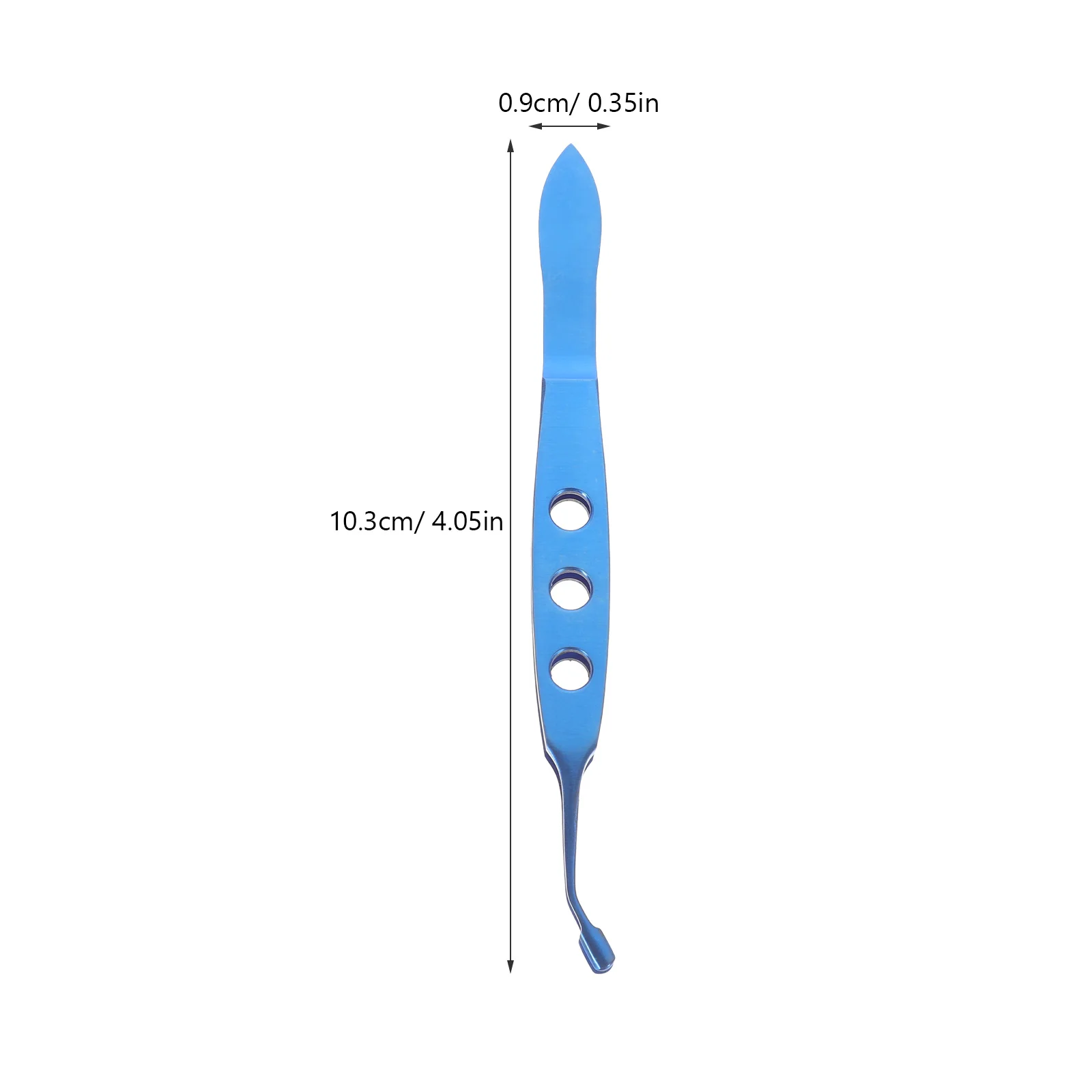 Pinze per palpebre in metallo Meibomian Gland Expressor Punta liscia Pinzette per massaggio palpebra Strumento di bellezza per le donne Strumenti di bellezza per le donne