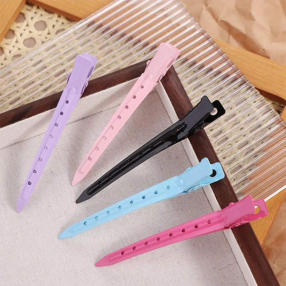 ไอศกรีมสี Hairdressing Hairpin ผมตําแหน่งคลิป Anti-SLIP Traceless Duckbill คลิป Barrettes Headwear ผมจัดแต่งทรงผมเครื่องมือ