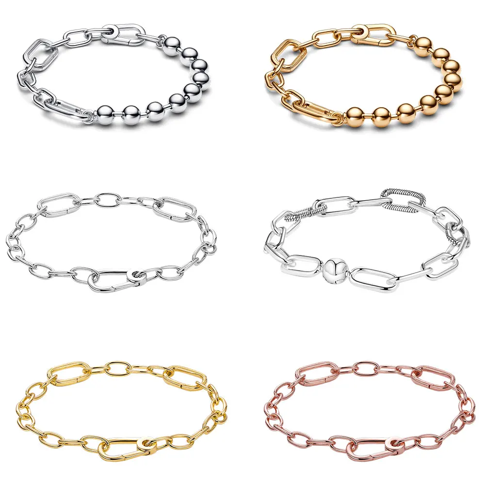 Fashion Bracelet Me Chain Link Bracelets For Women Fashion Gifts fit me Charm DIY 2024 New Hot Sale me Collection Bracelet Gifts