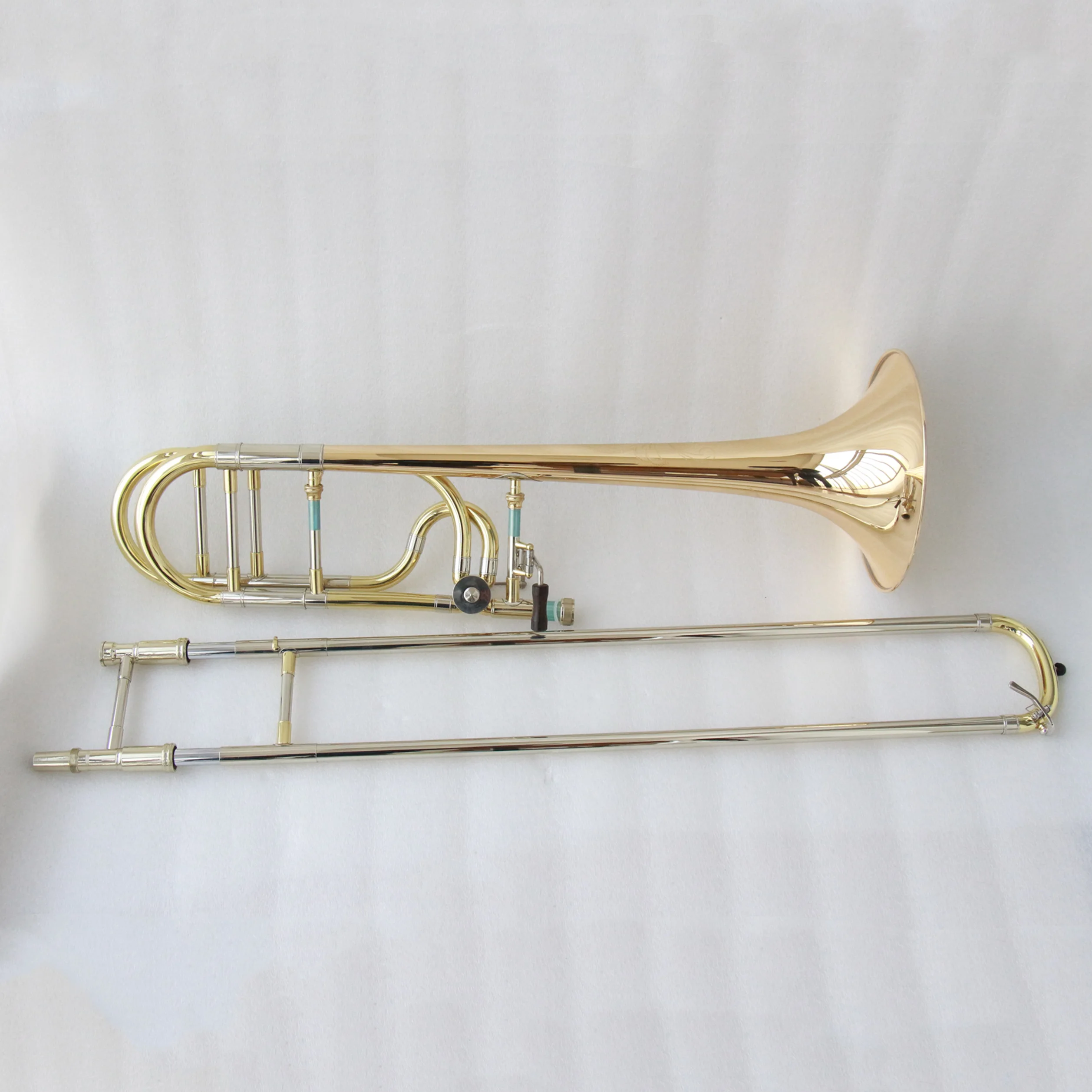 High-End Professional Bb/F Tenor Trombone with F Attachment Made From Durable Brass Material